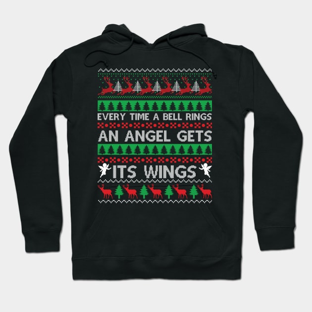 Every Time A Bell Rings An Angel Gets its Wings Hoodie by MZeeDesigns